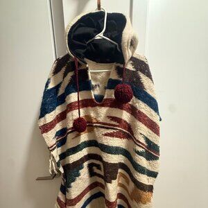 100% Wool Poncho